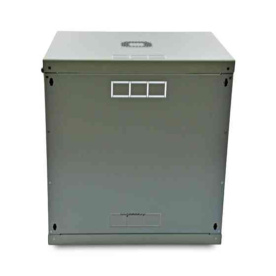 Шафа серверна SteelNet 12U 600 x 450 для мережевого обладнання (скло, сірий) Київ