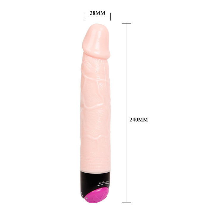 Вібратор - Colorful Sex Experience Flesh, 23,3 см Sex Aura Київ - фото 7