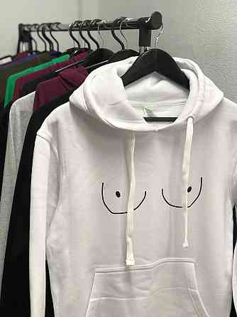 Женская толстовка\ худи unisex с принтом груди. Черновцы