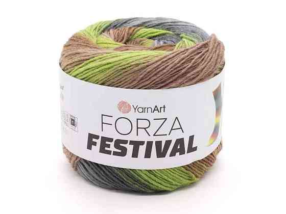 Пряжа Forza Festival 75% шерсть 25% полиамид 420м 100г 4шт/уп арт.2910 ТМ YARNART Киев