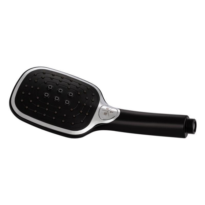 Змішувач для ванни з душовим гарнітуром Qtap Grand QTGRABCR006 Chrome/Black Харків - фото 6