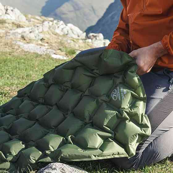 Надувной коврик Highlander Nap-Pak Inflatable Sleeping Mat XL 5 см Оливковый (AIR073-OG) Киев