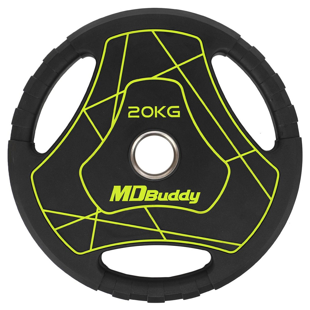 Блин (диск) полиуретановый 20 кг 51 мм MD Buddy-9647-20 Киев - изображение 2