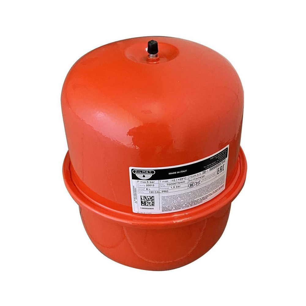 Бак Zilmet cal-pro для систем отопления 8л 5bar кругл. ( 1300000800 ) (000001433) Киев - изображение 2