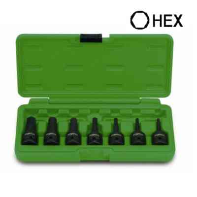 Набор головок Toptul ударных HEX 1/2