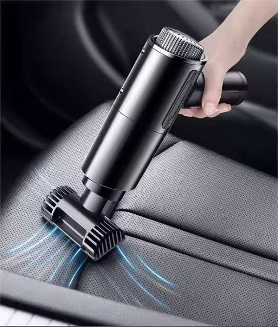 Ручний автомобільний пилосос в автомобіль від прикурювача ,мережевий автопилосос в машину 120 Вт,чорний Кам'янець-Подільський - фото 8