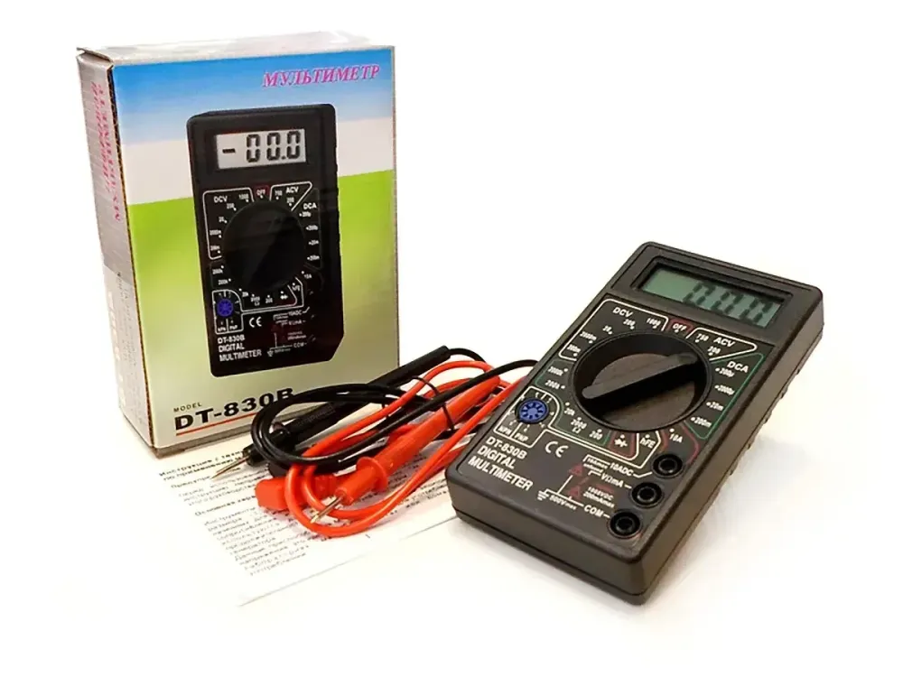 Тестер електромережі 1 сорт DT-830B Одеса - фото 1