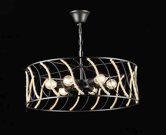 VALESO Люстра підвісна в стилі лофт E2721/6, Чорний Коломыя