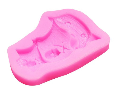 Молд силиконовый Корабль пиратский 80 на 58 мм розовый Киев - изображение 12