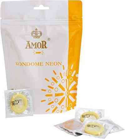 Презервативи - Amor Neon, 50 шт. Sex Aura Київ
