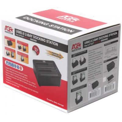 Док-станция для накопителей AgeStar 3UBT8 (Black) Винница - изображение 5