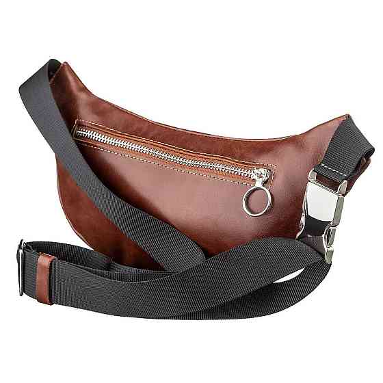 Поясная сумка GRANDE PELLE 11141 Коричневая Киев