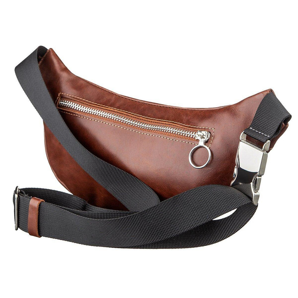 Поясная сумка GRANDE PELLE 11141 Коричневая Киев - изображение 2