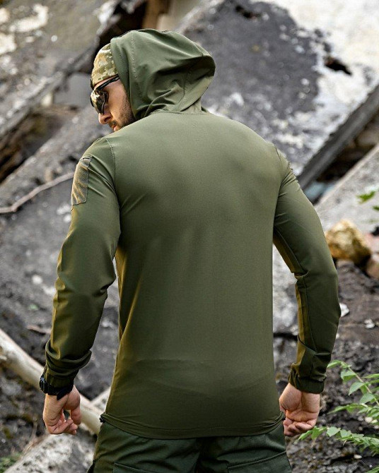 Облегченная тактическая куртка Cambodia олива ДЛ6232 Одесса - изображение 6