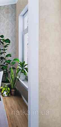 Шпалери вінілові на флізеліні Rasch Golden Hour метрові під штукатурку структурні коричневі Київ