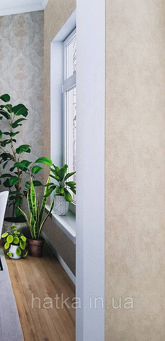 Шпалери вінілові на флізеліні Rasch Golden Hour метрові під штукатурку структурні коричневі Київ - фото 1