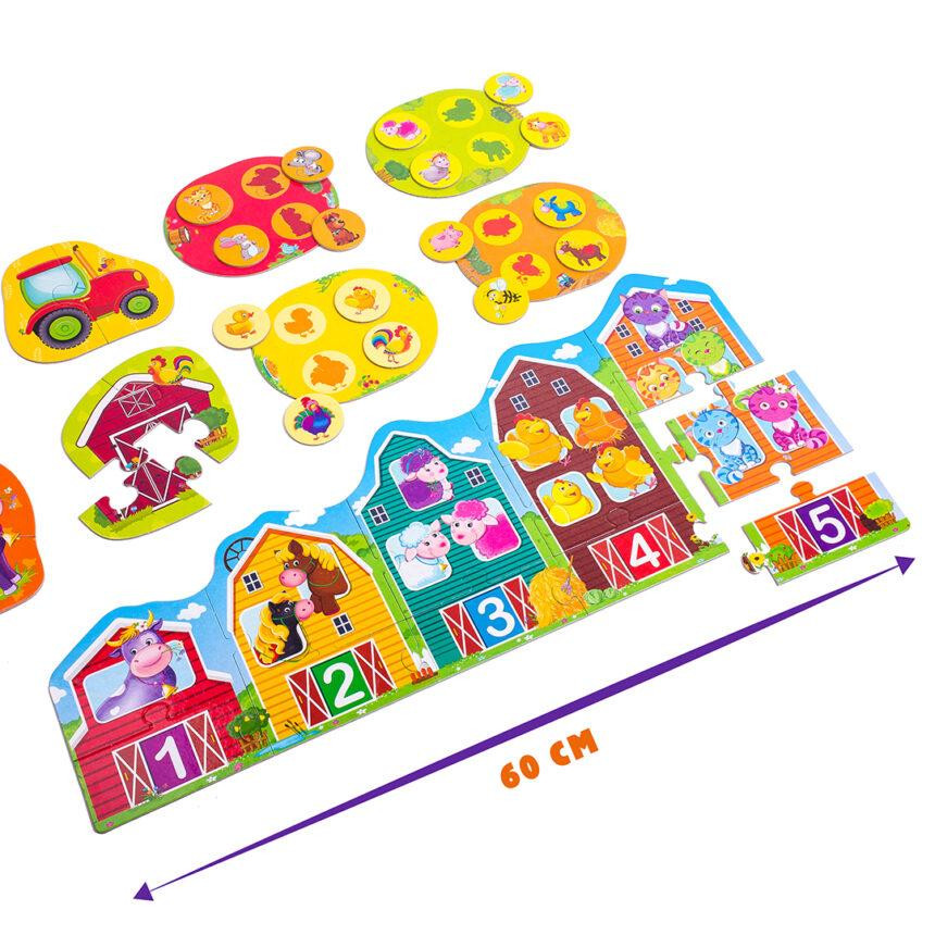 Гра настільна Ферма 3в1 пазли лото (VT2901-03) Чернігів - фото 5