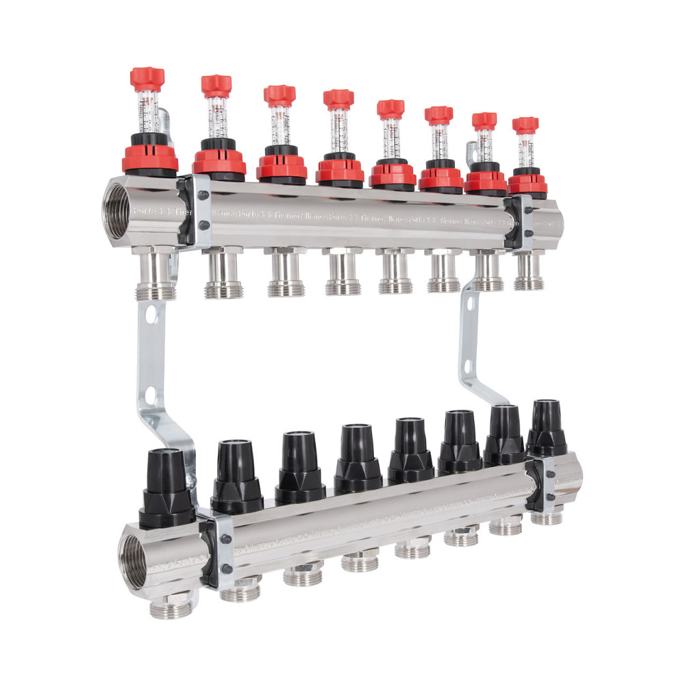 Колектор із витратами Thermo Alliance Forte 1" 8 виходів SF001W8 Київ - фото 3