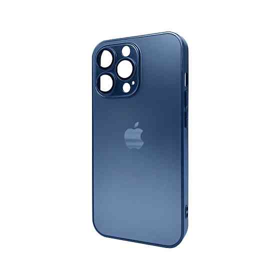 Чохол для смартфона AG Glass Matt Frame Color Logo for Apple iPhone 11 Pro Max Navy Blue Київ