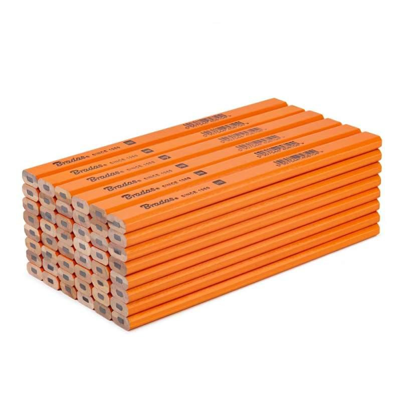 Олівець будівельний, HB 180мм, OCTAGON, помаранчевий, DIY-PC2OC18OR/48D Київ - фото 1