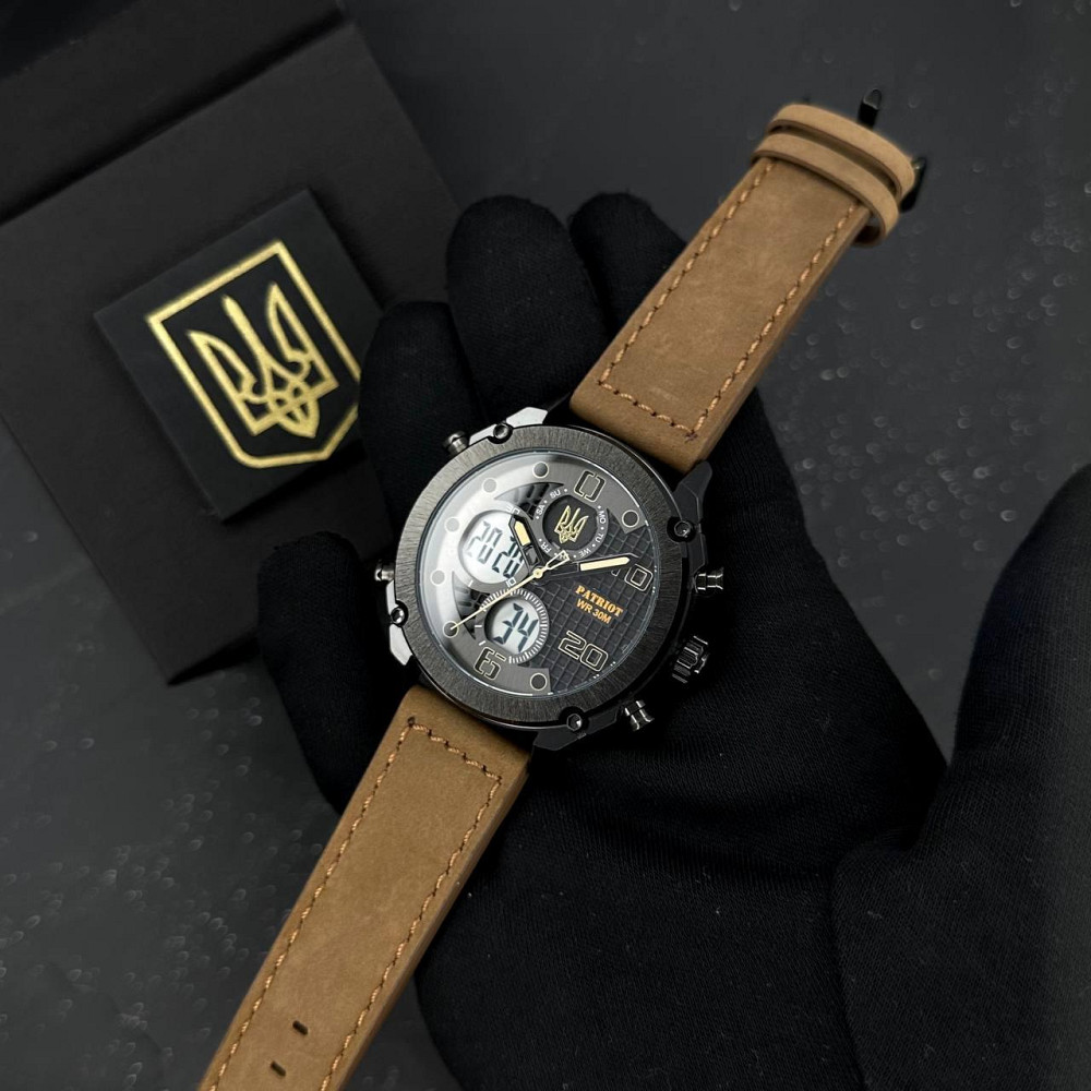 Patriot 017BKBR Тризуб золото Black-Brown SBR Киев - изображение 2