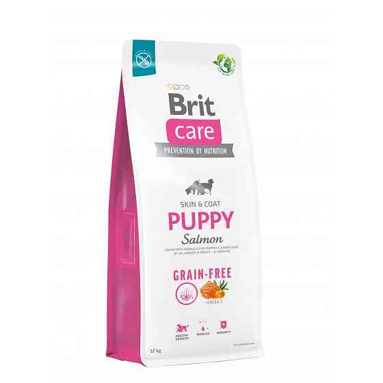 Сухой корм Brit Care Dog Grain-free Puppy для щенков, беззерновой с лососем, 12 кг Винница