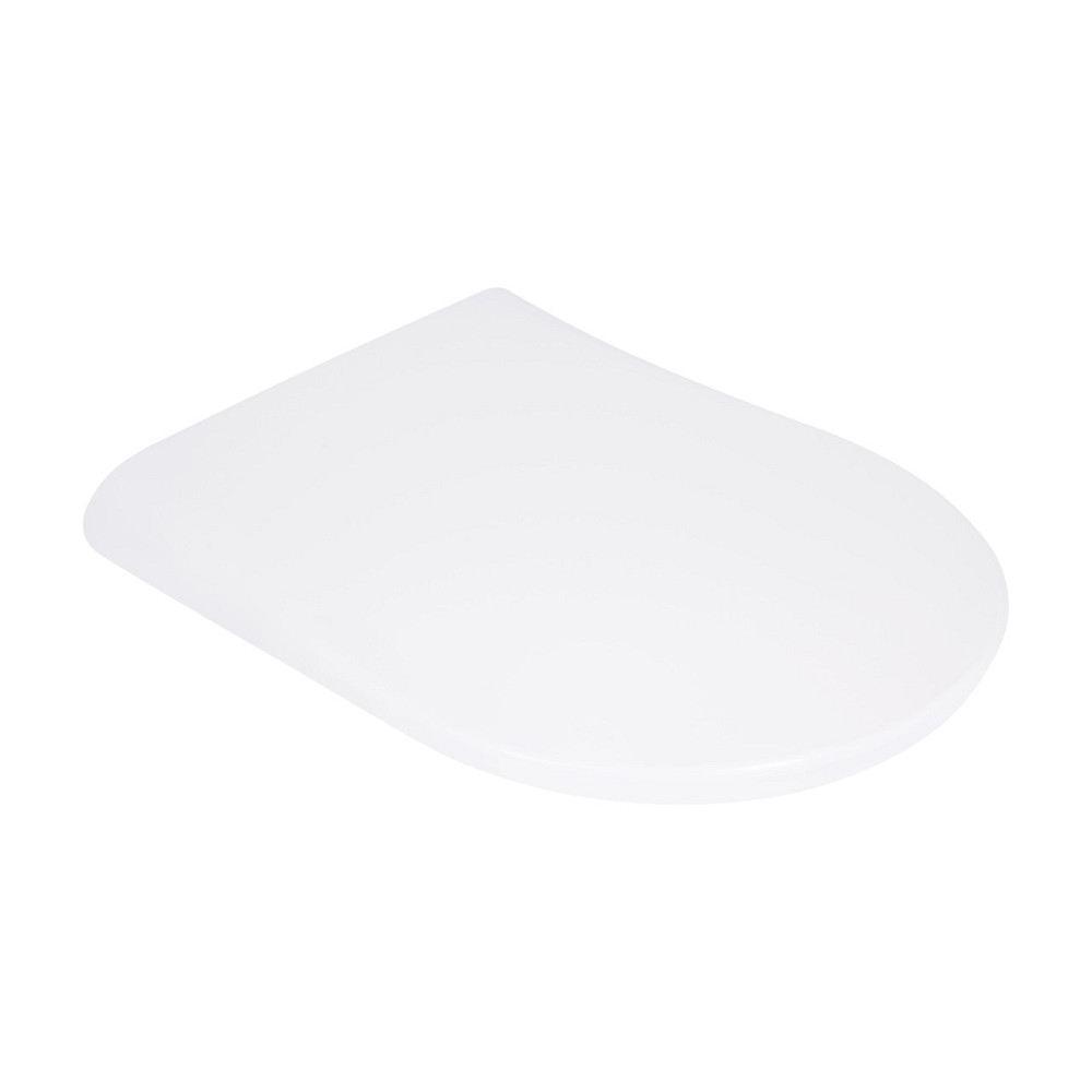 Qtap Сидіння для унітаза (Robin 490, Scorpio 490) 430x363x60 мм, White, з мікроліфтом, Slim Duroplast, MagLock QTSC179W48915 Київ - фото 1