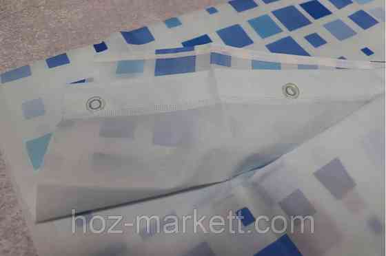 Штора в ванную Миранда Efes 180 х 200 см голубая Харьков