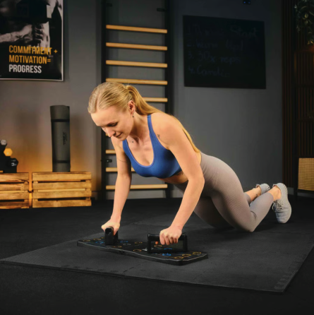 Мат-пазл EVA 1см Trex Sport TX-010PM - 24 частей черный Киев