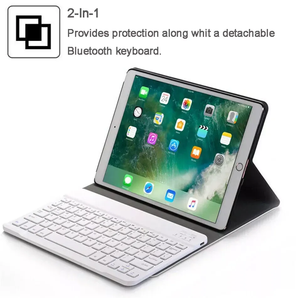 Защитный чехол с Bluetooth клавиатурой для iPad 10.2 (2019/20/21)/pro10.5(2017)/Air 3 10.5 Днепр - изображение 6