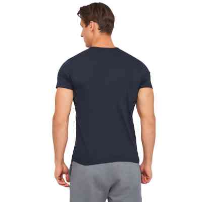 Футболка Kappa T-shirt Mezza Manica Girocollo K1335 BluNavy con stampa logo pet темно-синій XXL (8032606509788) Вінниця