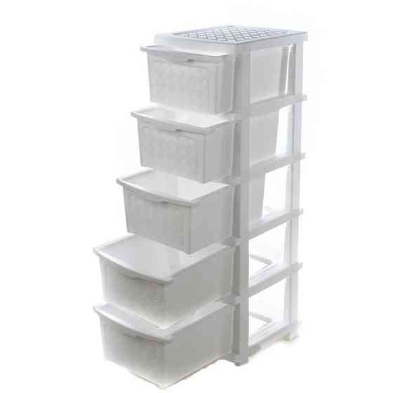 Комод пластиковый белый R-Plastic 