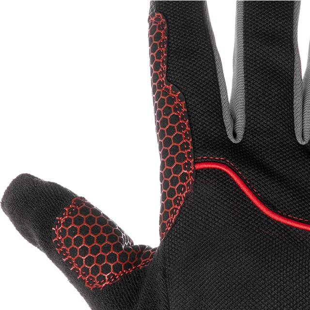 Перчатка из спандекса дышащий материал, антискользящее покрытие ладони, усиление на большом и указательном пальцах, 10