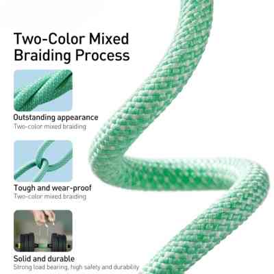 Дата кабель USB-C to Lightning 2.0m 20W green Baseus (CALD000106) Вінниця