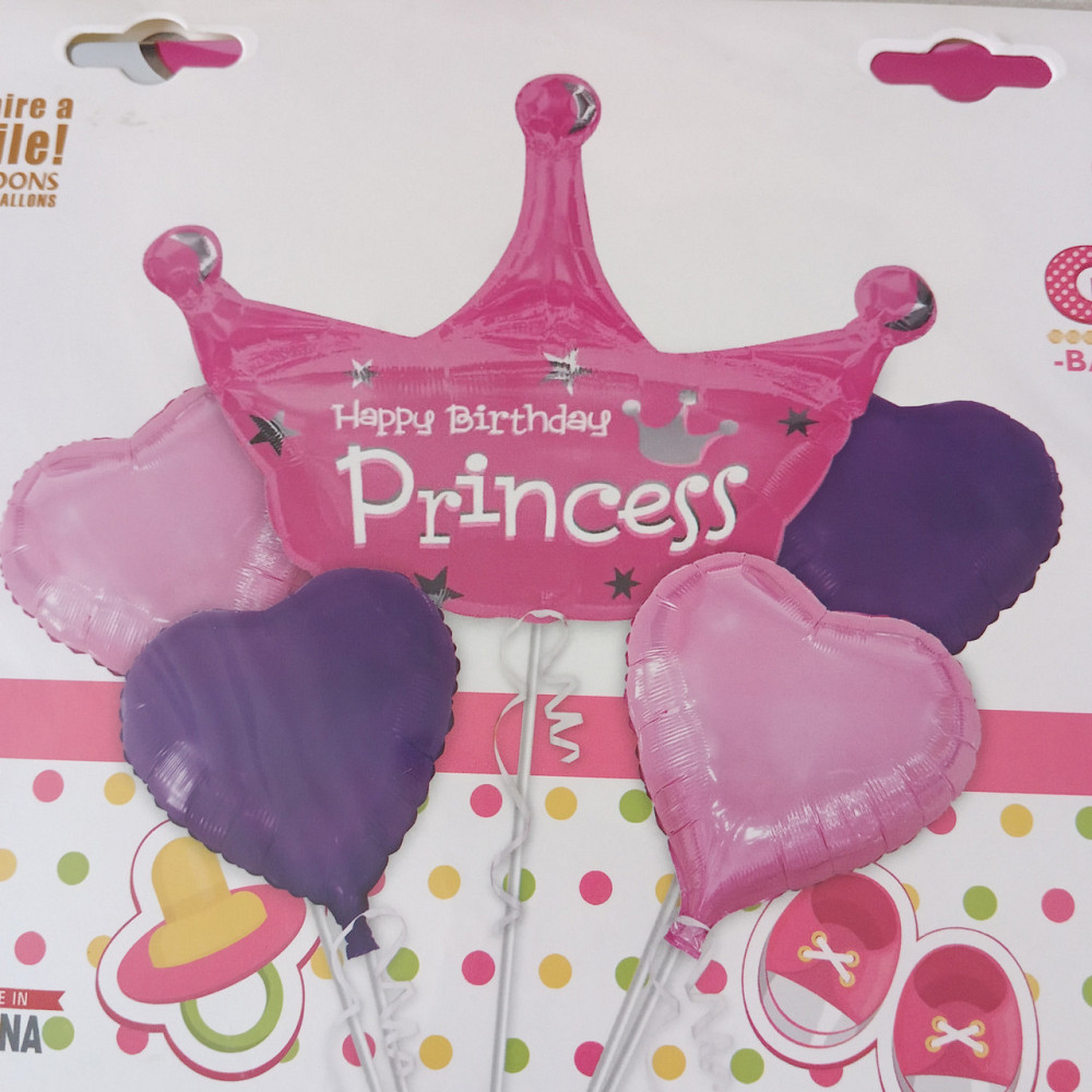 Набор воздушных шаров Принцесса (5 предметов) Киев - изображение 2