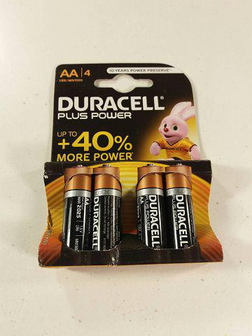 Батарейка пальчиковая Duracell (АА R6) алкалин (Б-4) (4 шт) Харьков - изображение 1