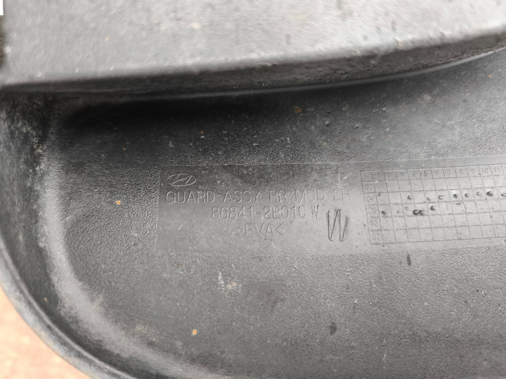 Бризковик задній лівий Hyundai Tucson 2004-2009 (86841-2E010W) Ковель - изображение 4