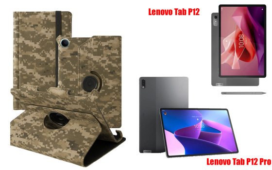 Чохол Spinner360 для планшета Lenovo Tab P12, Tab P12 Pro, колір Xaki Київ