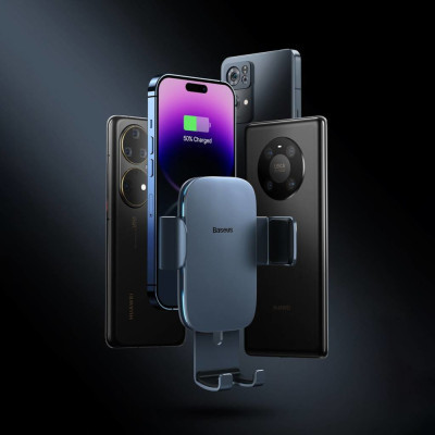 Універсальний автотримач Baseus Metal Age II Gravity Car Moun (SUJS000013) Вінниця - фото 8