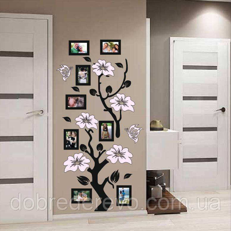 🌳Родовое дерево Сакура 2 XL, дерево наша семья  на 8 фото рамок📷 Вижница - изображение 4