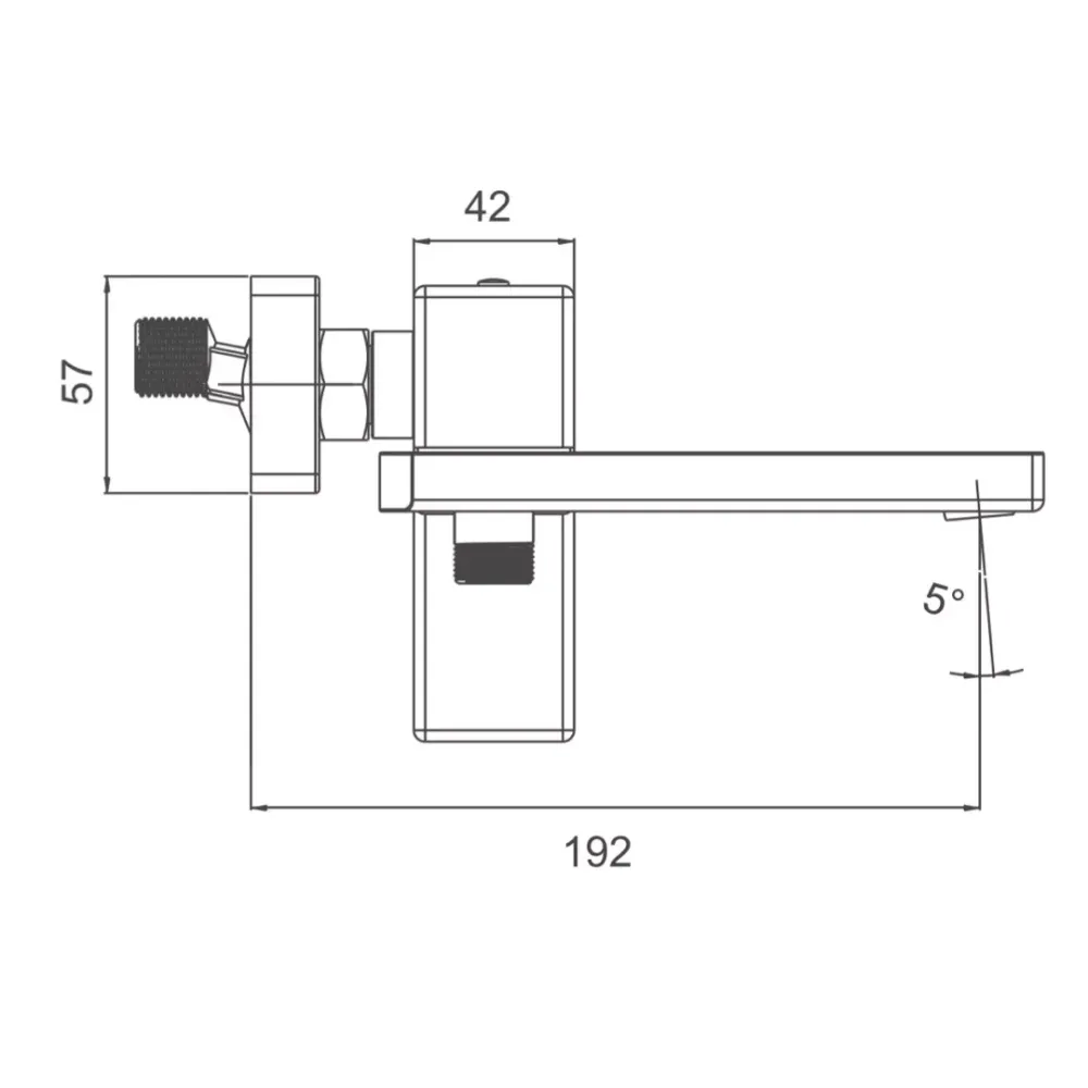Смеситель для ванны с душевым гарнитуром GAPPO G3218 хром Киев - изображение 8