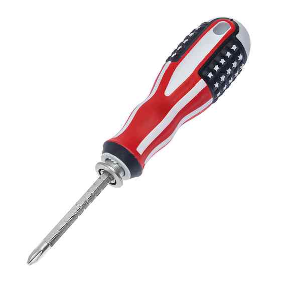 Отвёртка двусторонняя, американский флаг, фиксатор Днепр