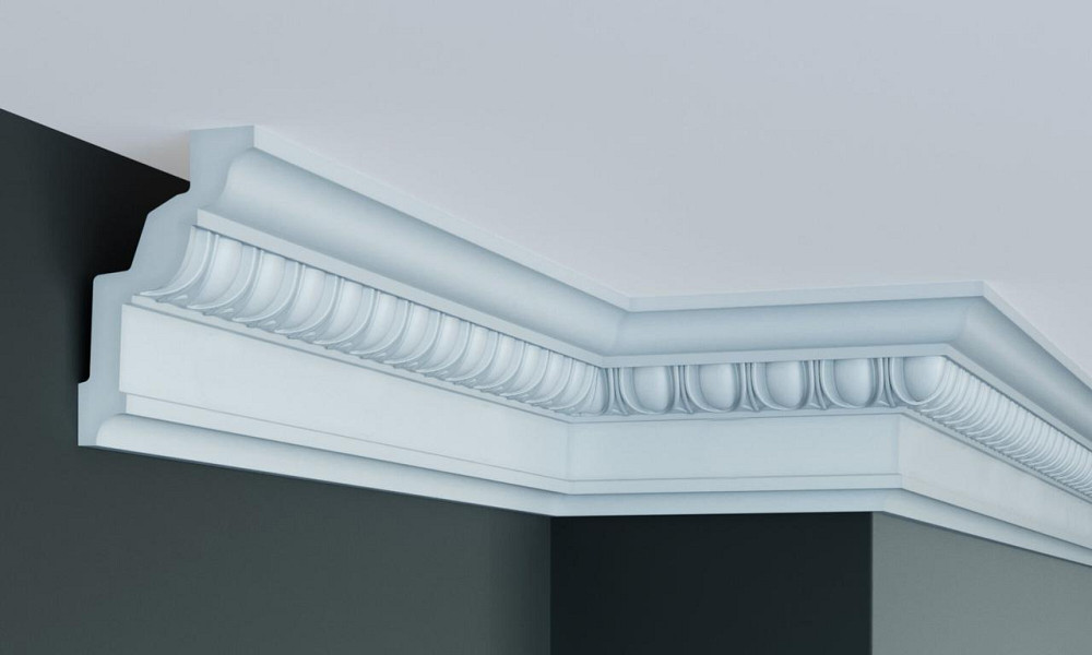 Карниз поліуретановий з орнаментом Gaudi Decor C 260 Дніпро - фото 1