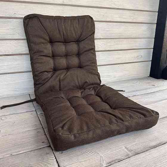 Подушка для стільців (50x120х8 см) подвійна Decorator Мальмо колір коричневий 84-128 Київ