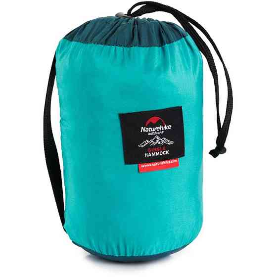 Гамак одномісний Naturehike Single Super light NH17D012-C, 340T polyester, блакитний Київ