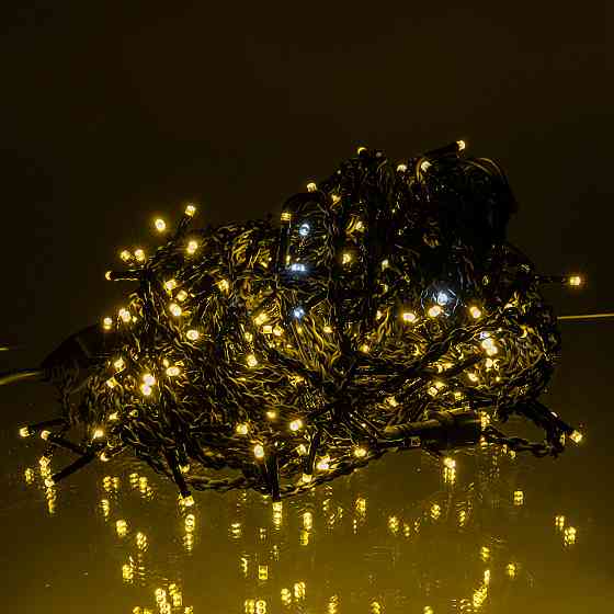 Garlando Вулична гірлянда Бахрома 25 м 405 LED чорний провід Жовтий 25MBY Коломыя