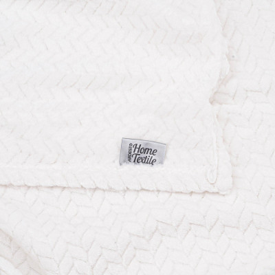 Плед Ardesto Jacquard Braid 160х200см, 100% поліестер, айворі (ART0201JB) Вінниця - фото 3