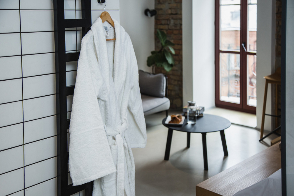 Ecotton Халат готельний Ecotton XXL махровий білий з поясом універсальний White Київ - фото 6