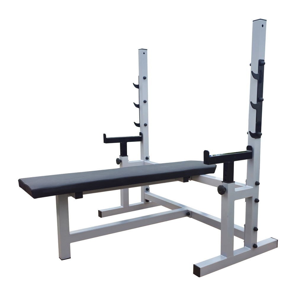 Скамейка горизонтальная профессиональная для жима со страховкой 50 на 50 мм Киев - изображение 3