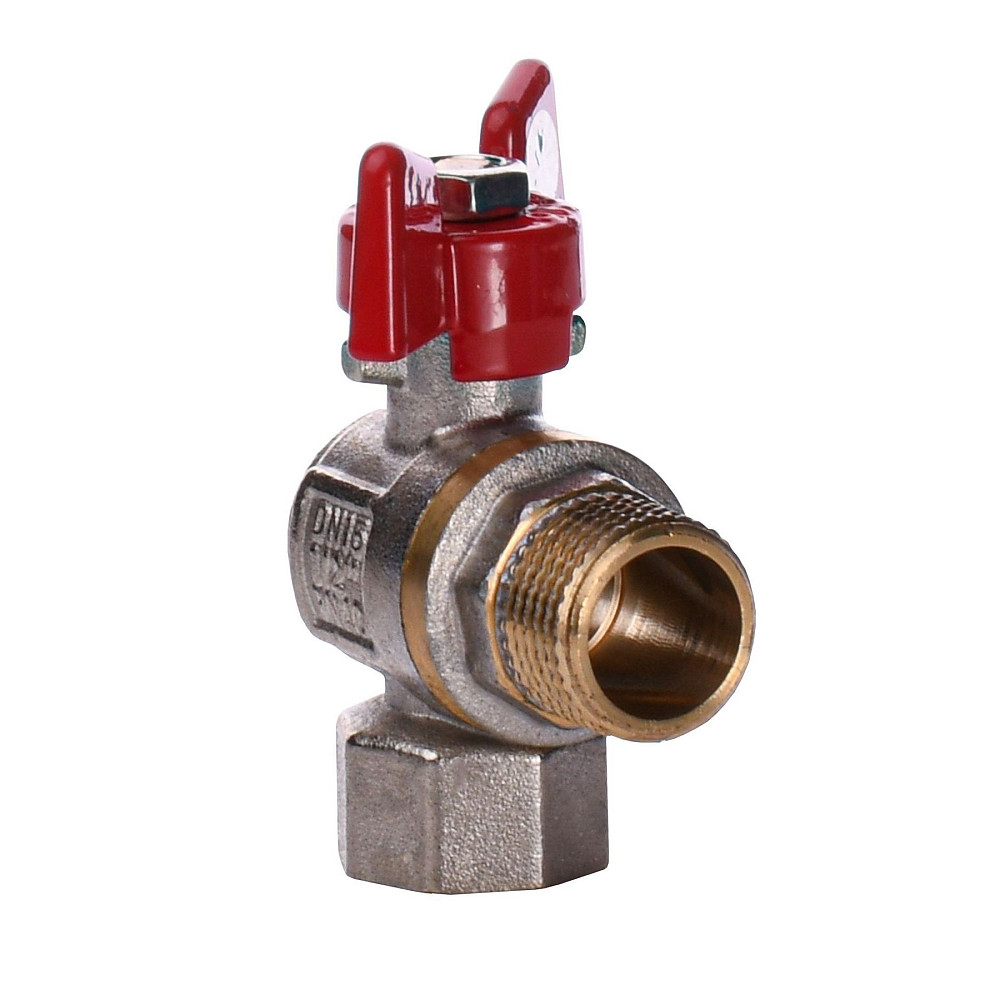 Кран кульовий Q PROFESSIONAL 1/2″  нв КБ  кутовий Q154  PN40 Тернополь - изображение 3